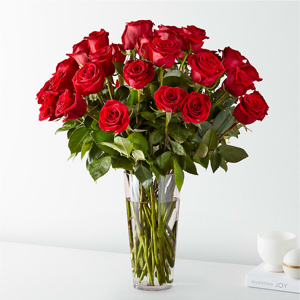 Long Stem Red Rose Bouquet – BLOOM & BLOSSOM NORTH RALEIGH, Cary NC