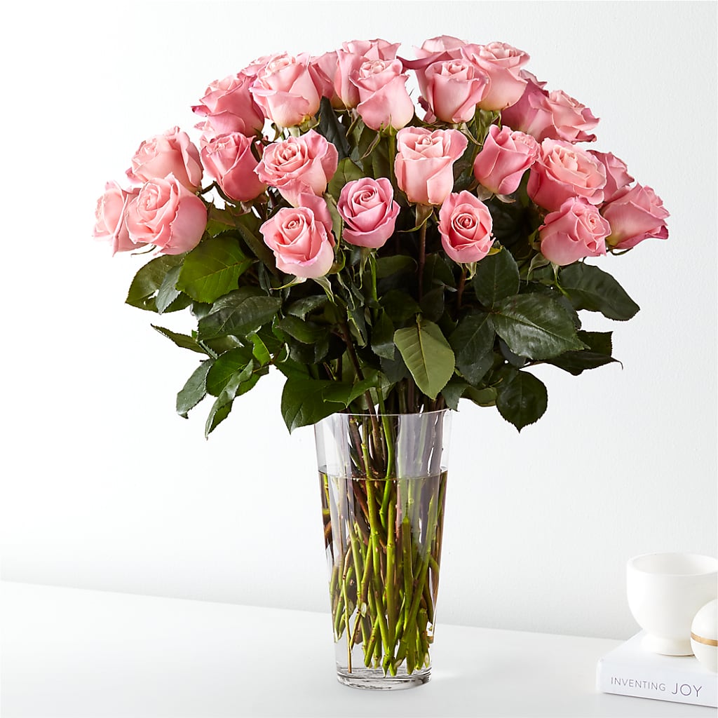 Long Stem Pink Rose Bouquet – BLOOM & BLOSSOM NORTH RALEIGH, Cary NC