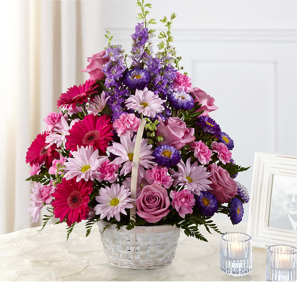 Pastel Peace Basket – BLOOM & BLOSSOM NORTH RALEIGH, Cary NC