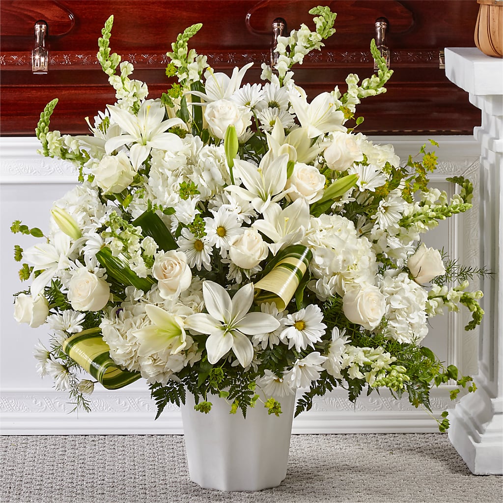 Thoughts of Tranquility Floor Basket – BLOOM & BLOSSOM NORTH RALEIGH, Cary NC