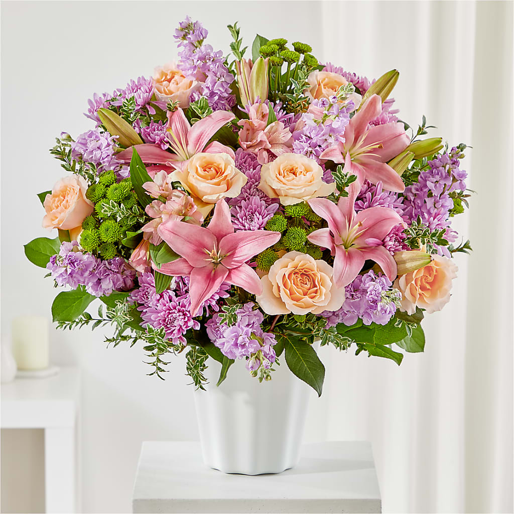 Supportive Embrace Tabletop Basket – BLOOM & BLOSSOM NORTH RALEIGH, Cary NC