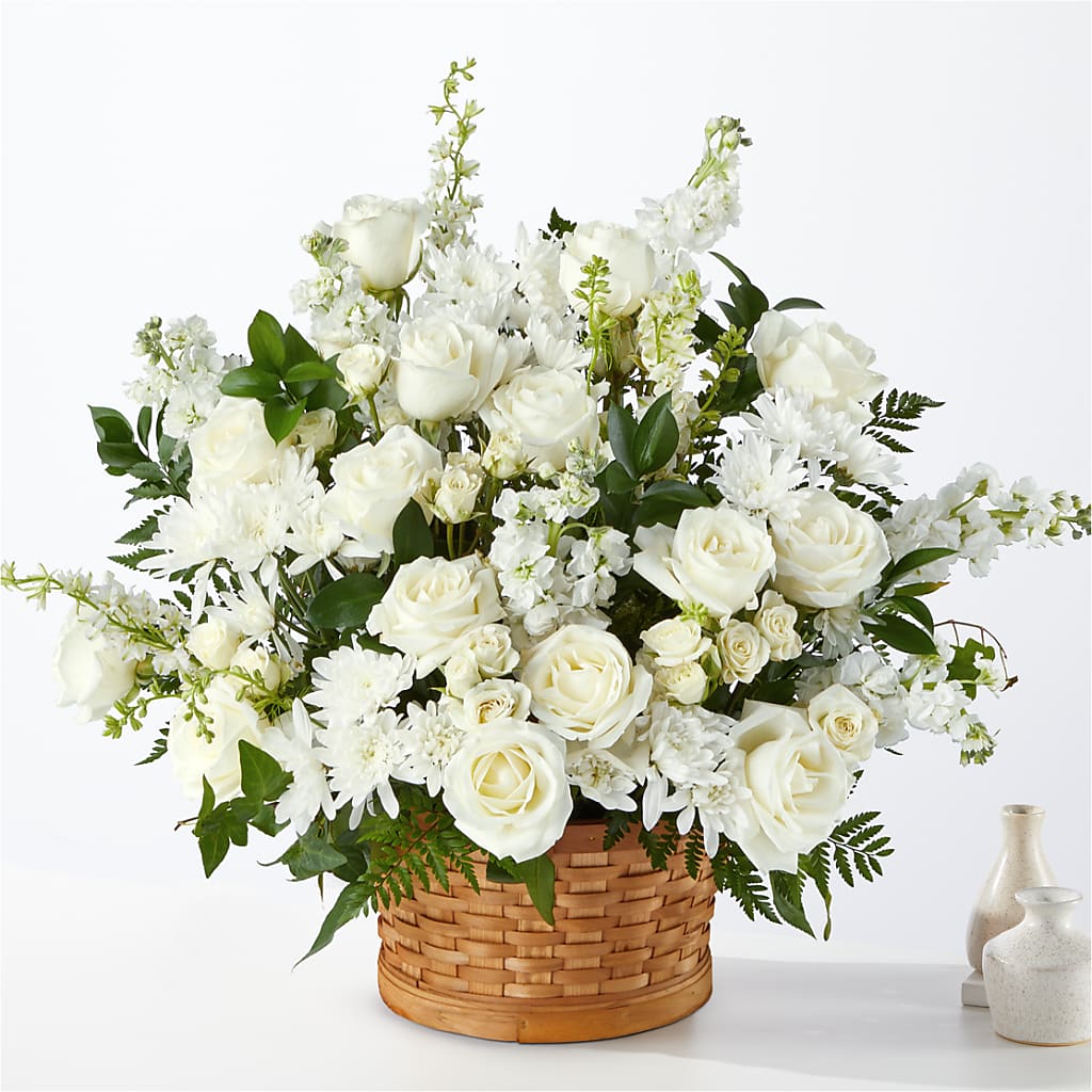 Heartfelt Condolences Arrangement – BLOOM & BLOSSOM NORTH RALEIGH, Cary NC