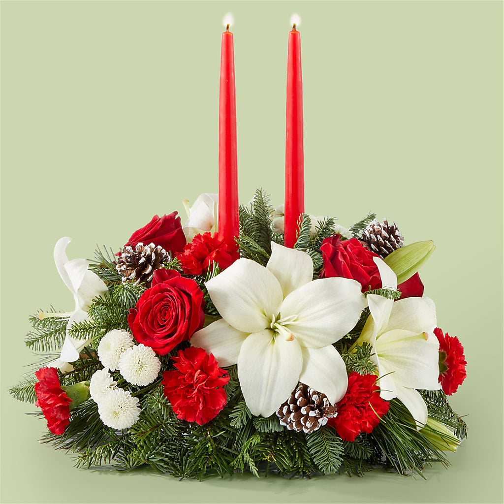 Seasonal Festivities Centerpiece – BLOOM & BLOSSOM NORTH RALEIGH, Cary NC