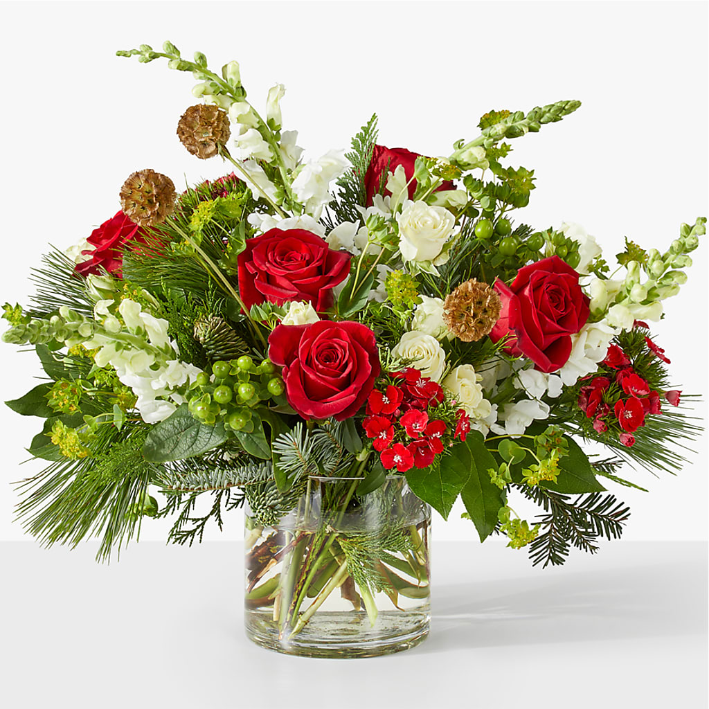 Deck the Halls Bouquet – BLOOM & BLOSSOM NORTH RALEIGH, Cary NC