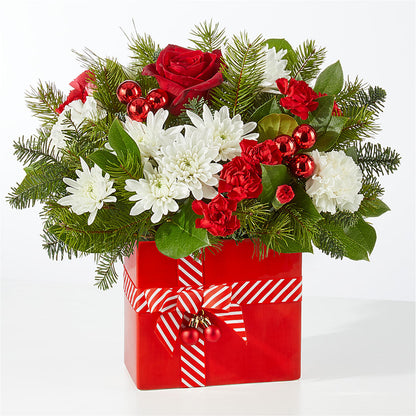 Presents Under the Tree Bouquet – BLOOM & BLOSSOM NORTH RALEIGH, Cary NC
