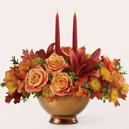 Harvest Table Centerpiece – BLOOM & BLOSSOM NORTH RALEIGH, Cary NC
