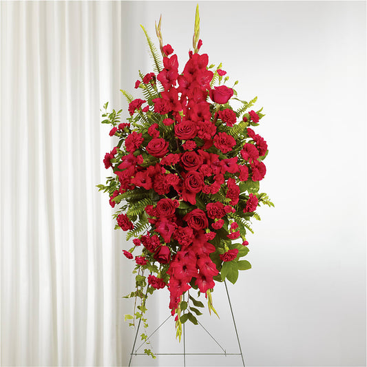 From the Heart Standing Spray – BLOOM & BLOSSOM NORTH RALEIGH, Cary NC