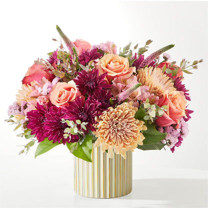Berry Cobbler Bouquet with Ivory Vase – BLOOM & BLOSSOM NORTH RALEIGH, Cary NC