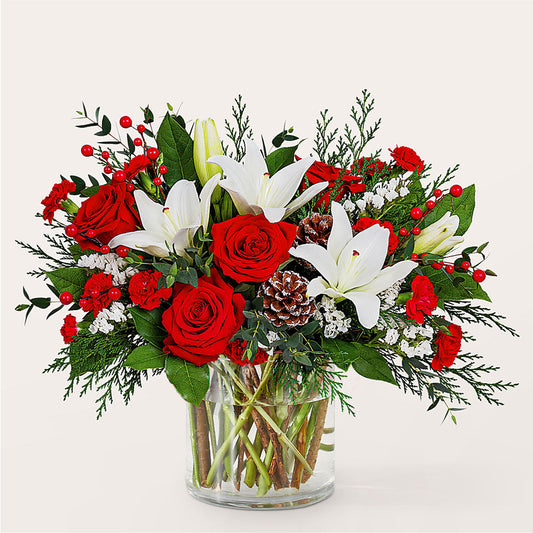 Best in Snow Bouquet – BLOOM & BLOSSOM NORTH RALEIGH, Cary NC