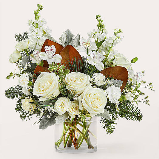 Fresh Snowfall Bouquet – BLOOM & BLOSSOM NORTH RALEIGH, Cary NC